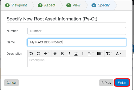 create uaf view step 5