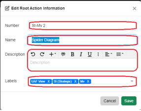 edit entity window uaf card editing option
