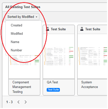 sort all existing widget