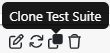 test suite card clone test suite icon