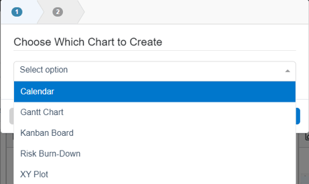 select chart type