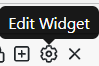 edit intel widget