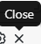 close widget icon