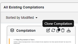 compilation card clone compilation