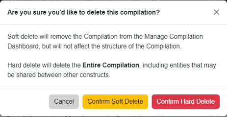compilation card soft or hard delete