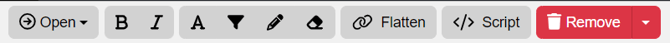 activty editing  options 2