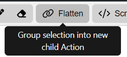 flatten decompostion activity diagram option