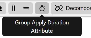 group apply duration attribute activity diagram