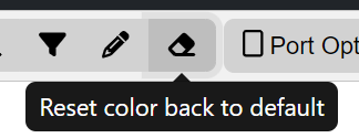 bdd reset color port edit options
