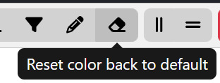 reset color multiple entities Editing Option