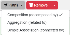 paths menu bdd