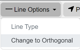 line options menu paths construct pckage diagram