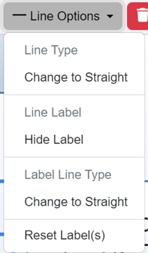line options menu state machine diagram