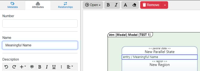 adding action step 5_state machine diagram