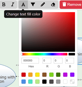 change text fill color use case consruct use case diagram