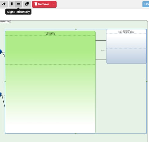 align horizontal example state machine diagram
