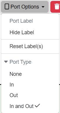 port options menu ibd