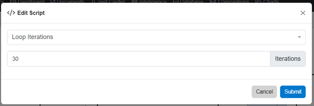 loop iteration window action daigram