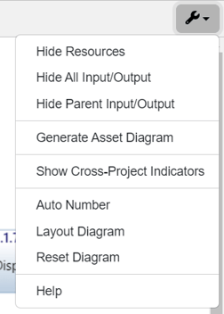 diagram settings menu
