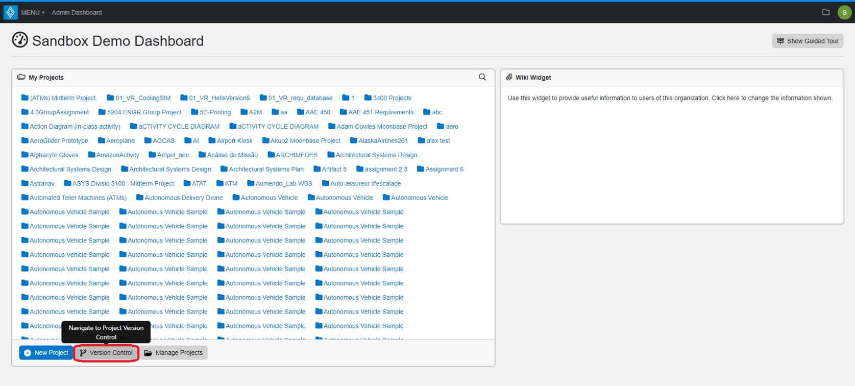 Project Version Control Overview