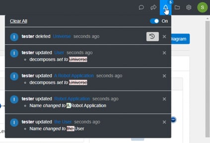 notification changes