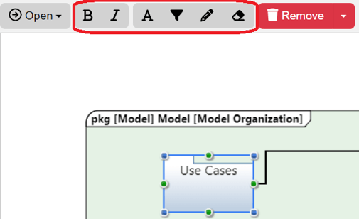 package diag edit options