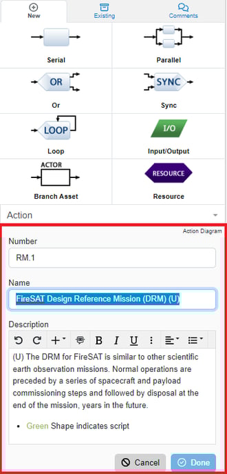 root entity modif left sidebar diag view