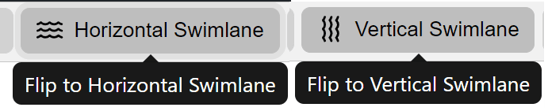 vertical horizontal swimlane options